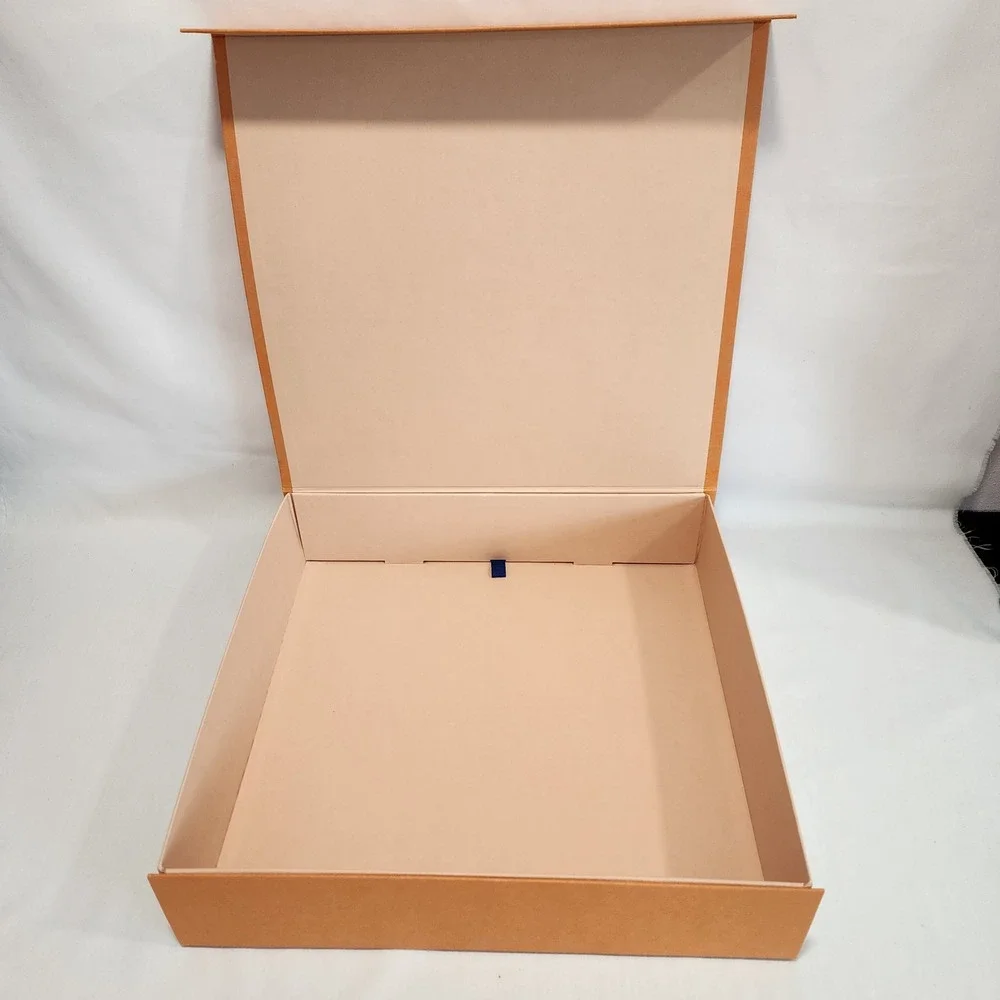 Louis Vuitton Orange Gift‎ Box Dust Bag Set Large Magnetic Box Small Drawer Box